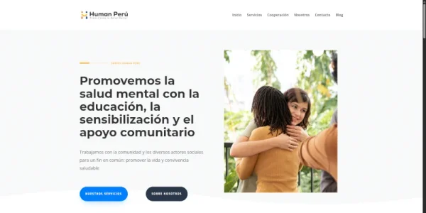 Screenshot del proyecto Human Perú - WordPress Multisite