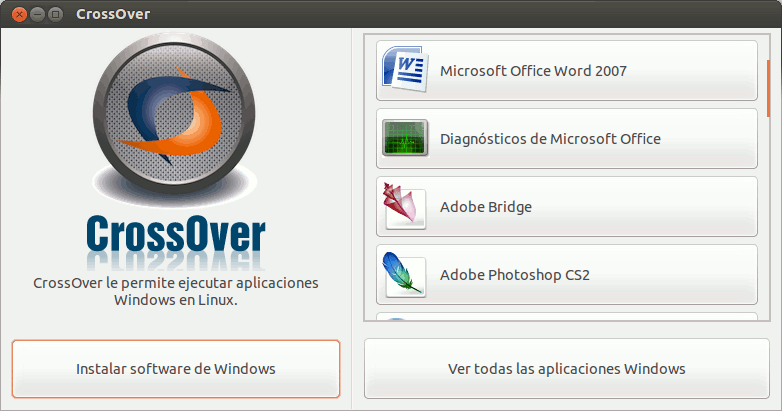 CrossOver 12.5 en Ubuntu